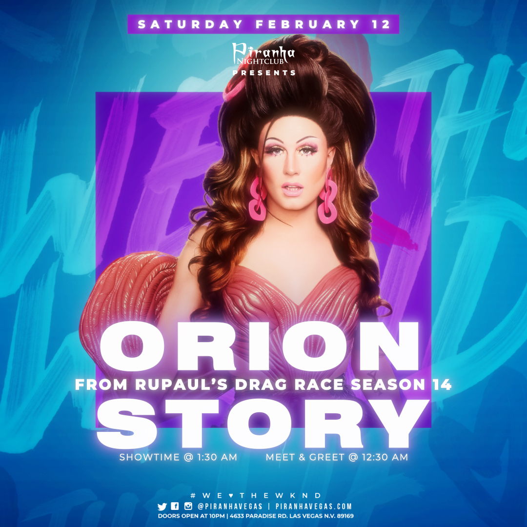 Buy Tickets To PIRANHA PRESENTS ORION STORY FROM RUPAULS DRAG RACE S 14