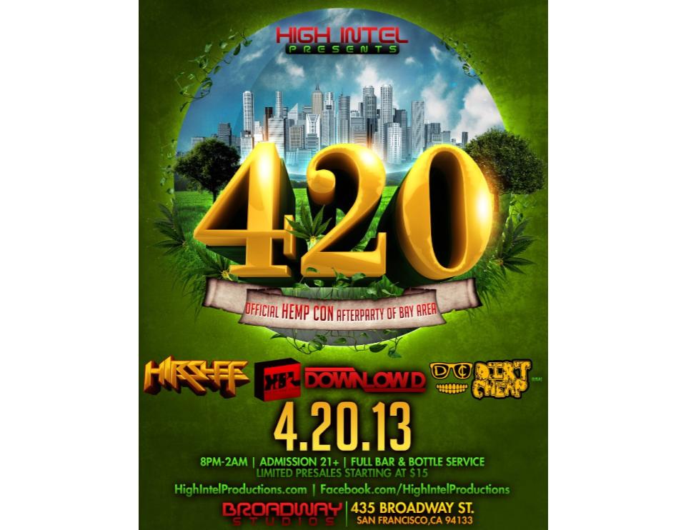 San Francisco 420 Celebration Tickets The Broadway Studios on April
