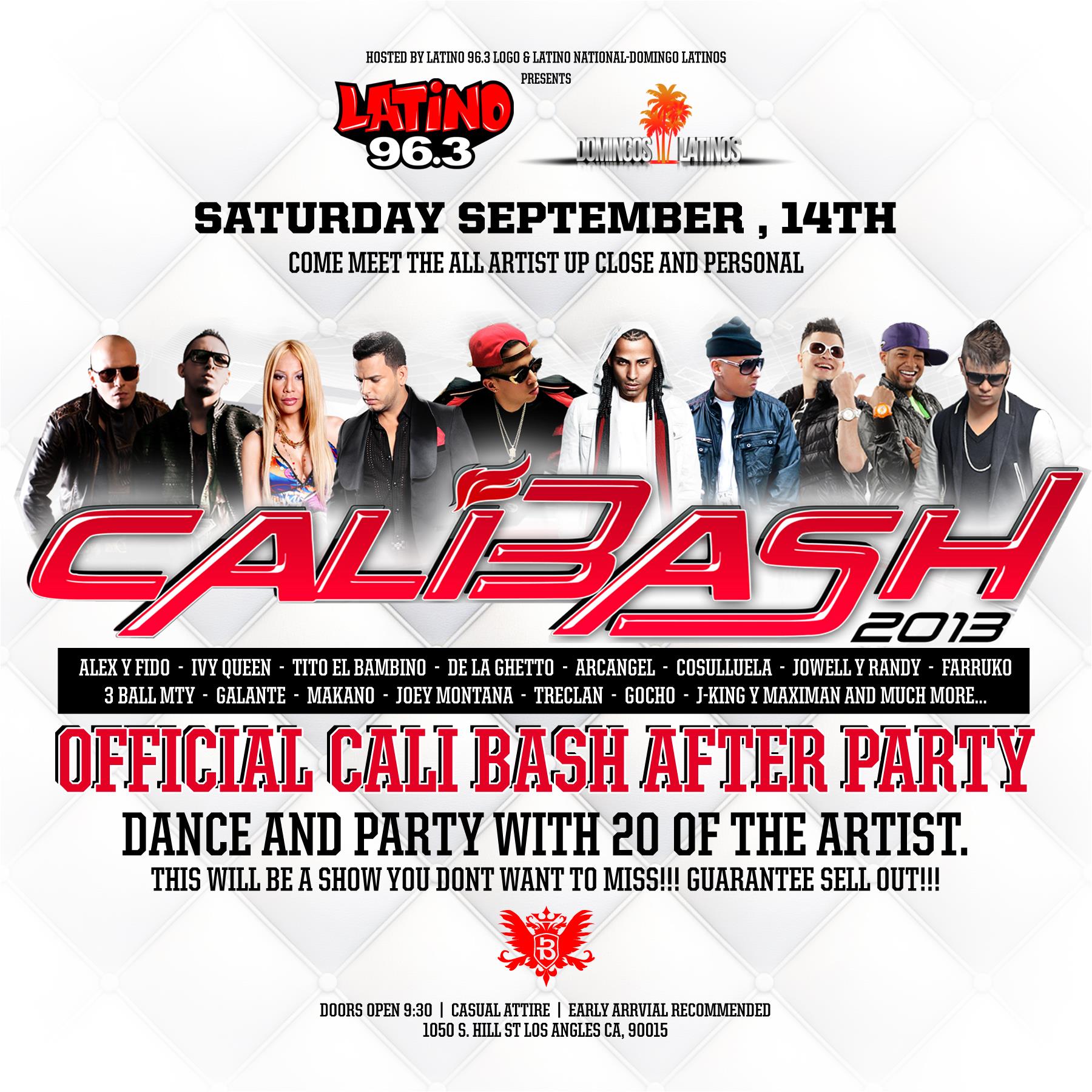 Buy Tickets to Calibash official after party