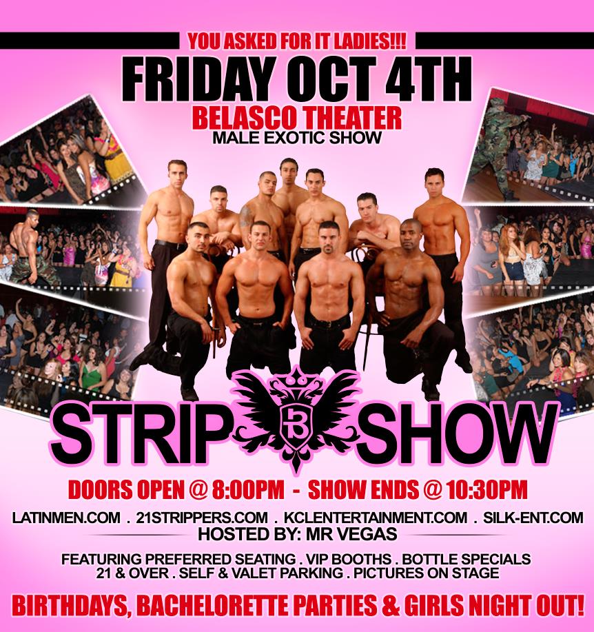 Buy Tickets to Belasco Exotic Male Strip Show in LOS ANGELES