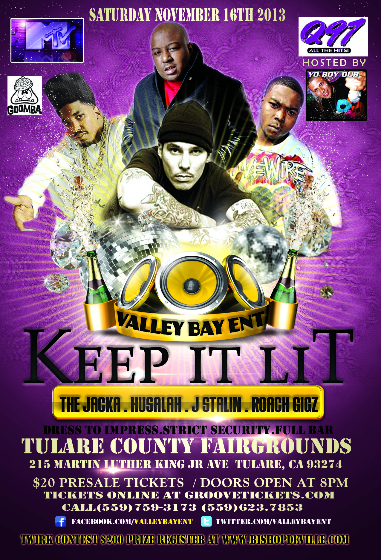 Buy Tickets to Keep it lit Tour/ GL3 in Tulare