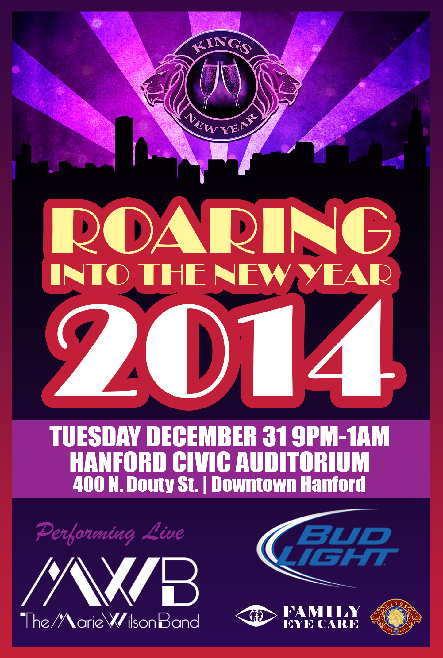 Buy Tickets to KINGS NEW YEAR in Hanford