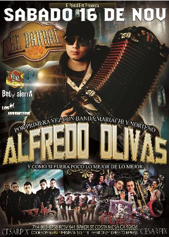 Buy Tickets to Alfredito Olivas En El Parral in Costa Mesa