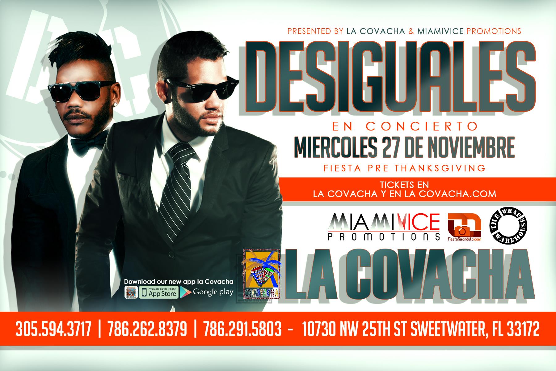 Nov 27 Los Desiguales Tickets The Covacha On November 27 2013 In nov-27-los-desiguales-tickets-the-covacha-on-november-27-2013-in