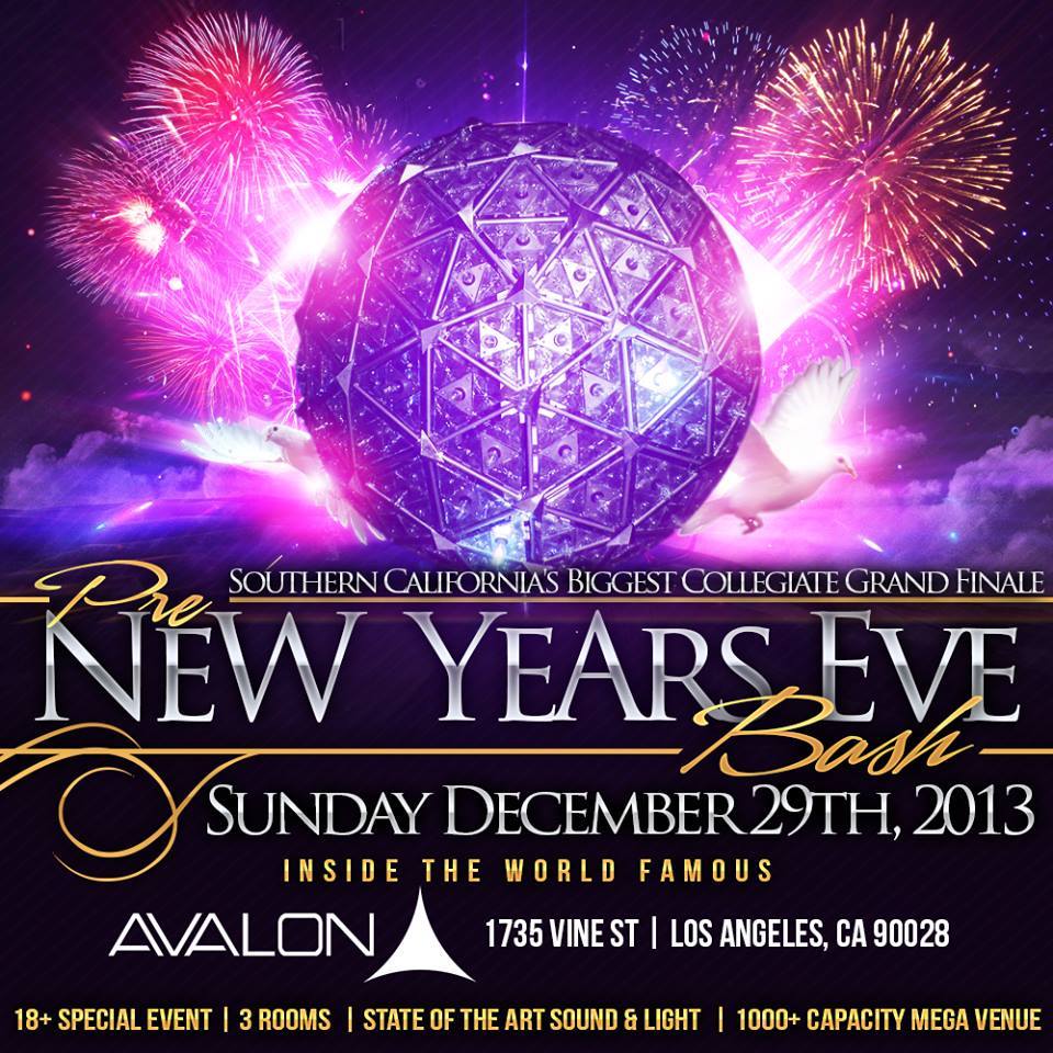 Buy Tickets to Avalon Pre New Years Eve 18+ in Hollywood