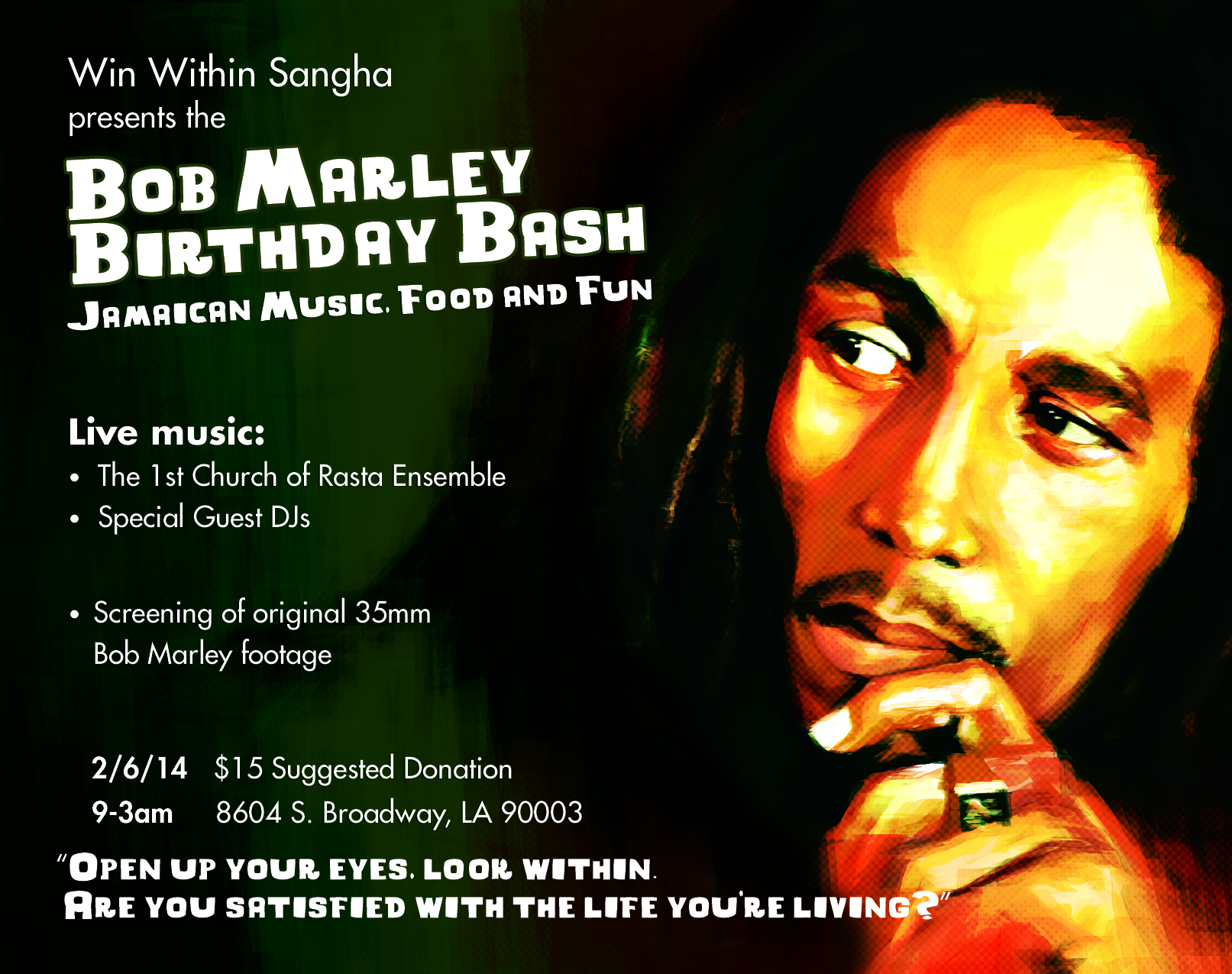 Buy Tickets to WWS Bob Marley Birthday Bash in Los Angeles