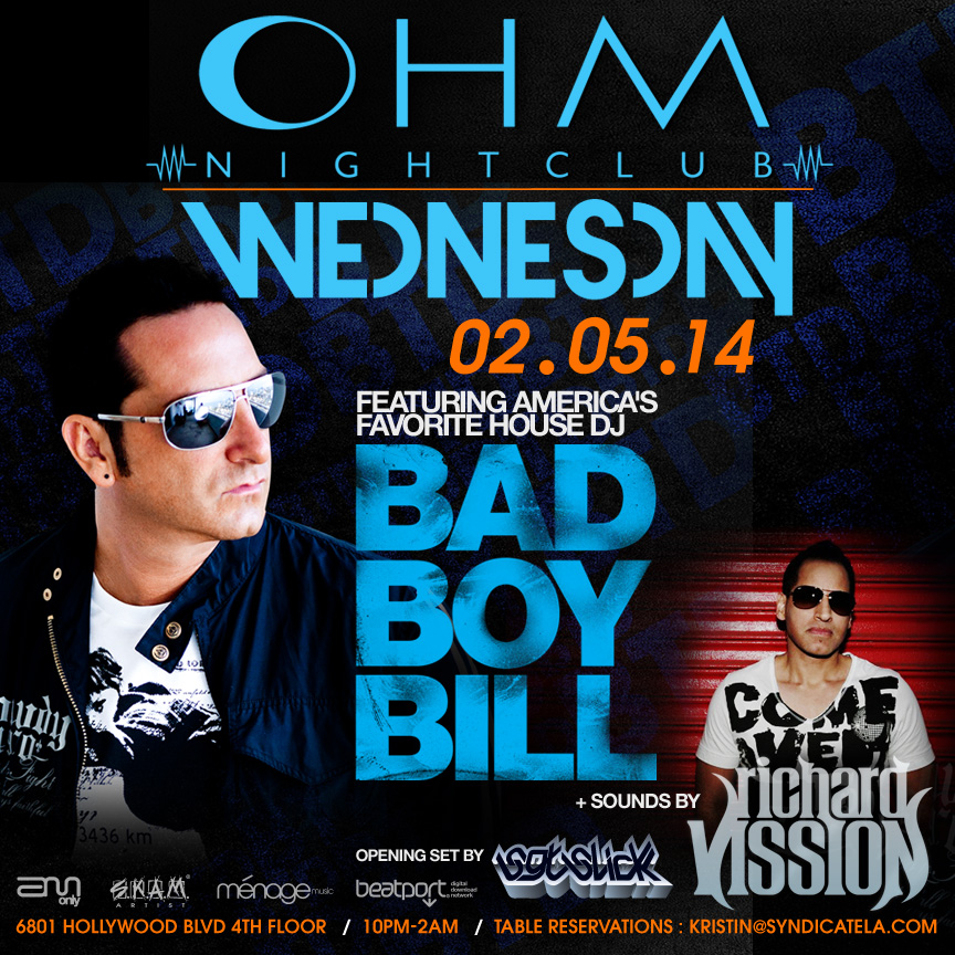 Buy Tickets to Bad Boy Bill & Richard Vission in Hollywood