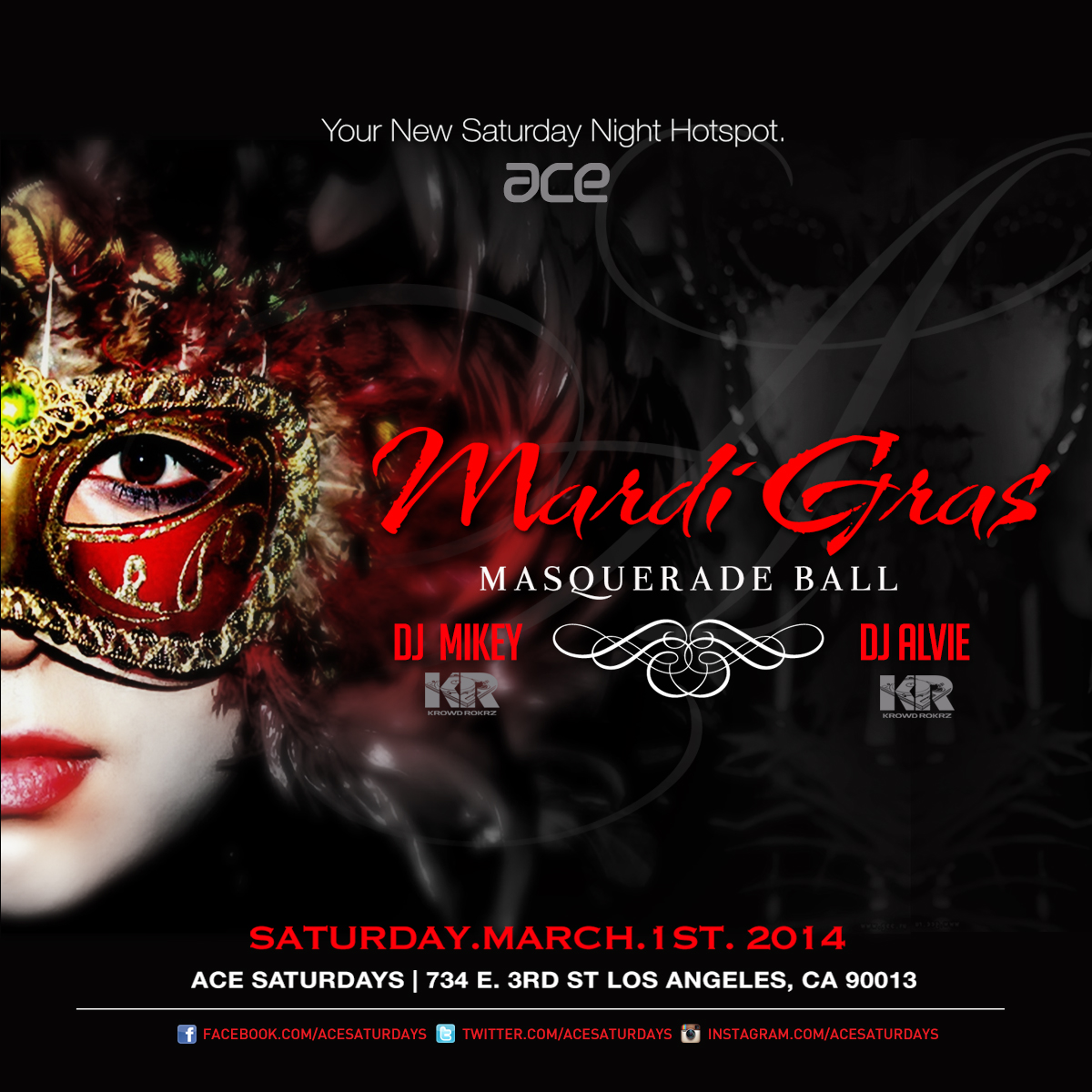 Buy Tickets to Mardi Gras Masquerade in Los Angeles