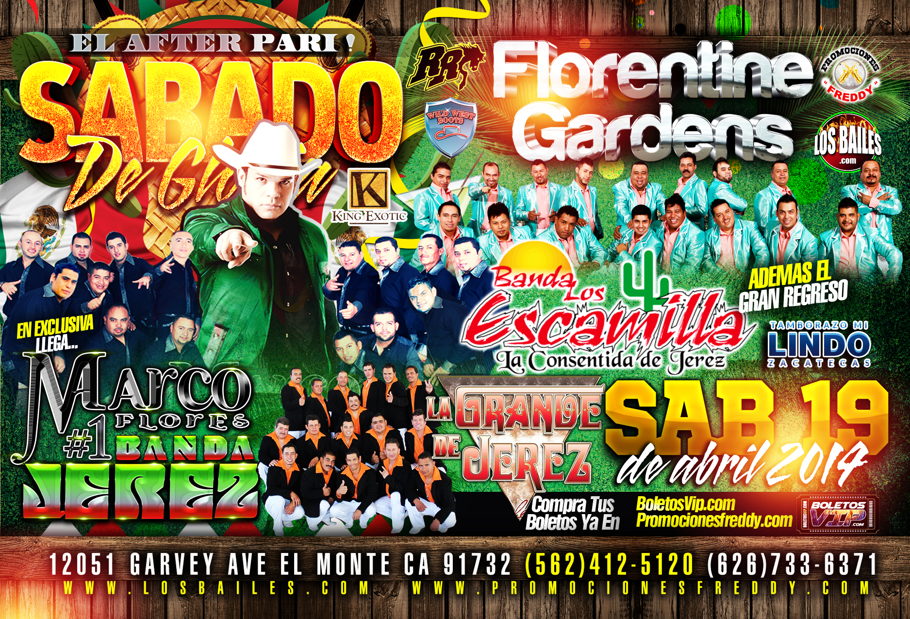 Buy Tickets To Marco Flores Banda Jerez In El Monte