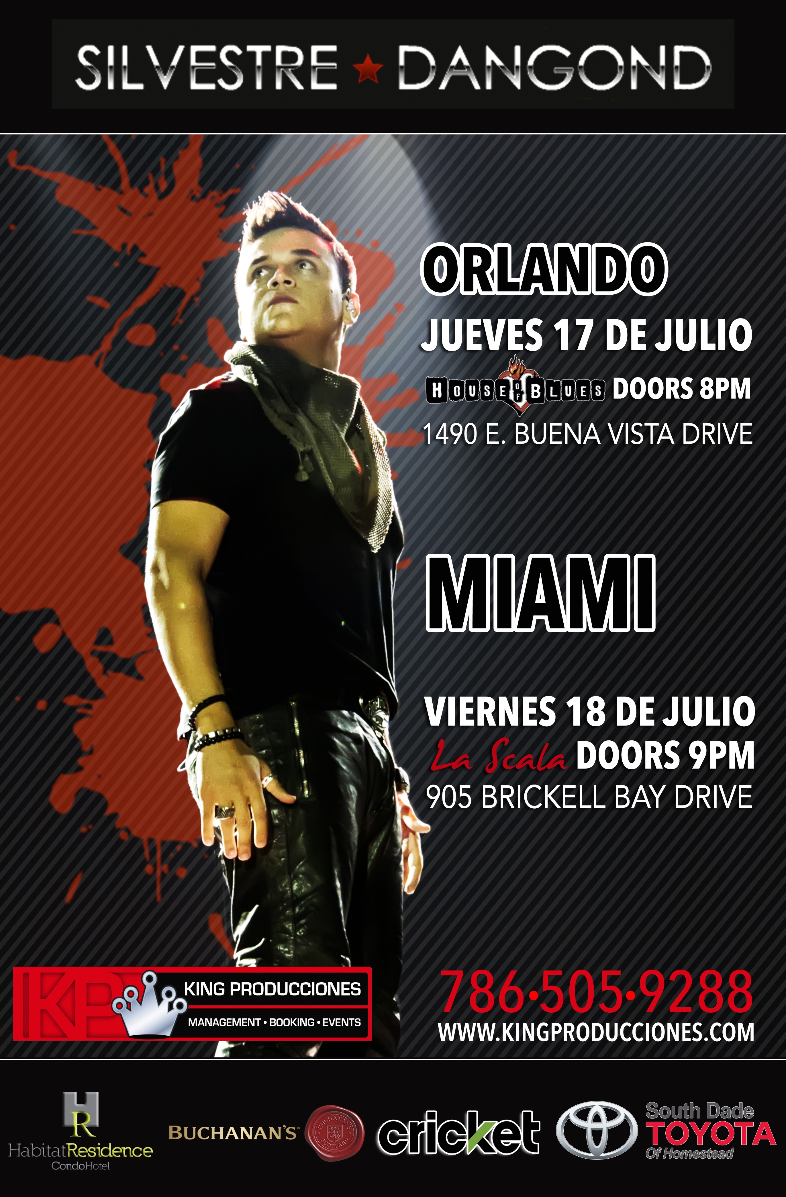 Buy Tickets to SILVESTRE DANGOND EN MIAMI in Miami