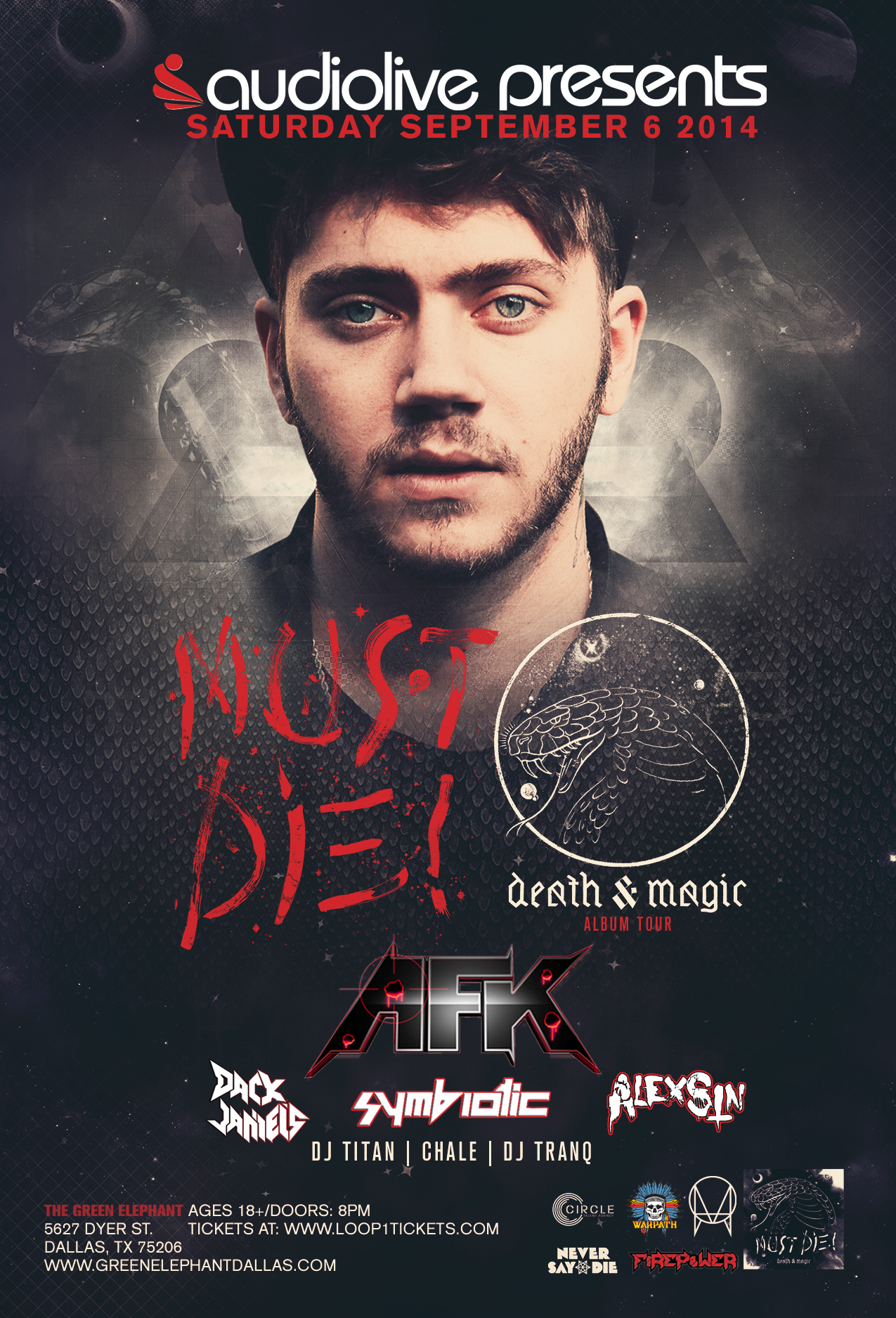 Death &amp; <b>Magic Tour</b>: Main Image - 603f01b606984789bc4302c4f19eab96.image!jpeg.2716393.jpg.FINAL_MUSTDIE_ANDREWWINTERS