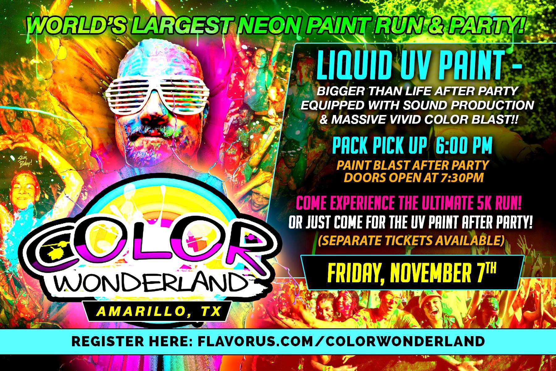 Color Wonderland Amarillo Tx Tickets 11/07/14