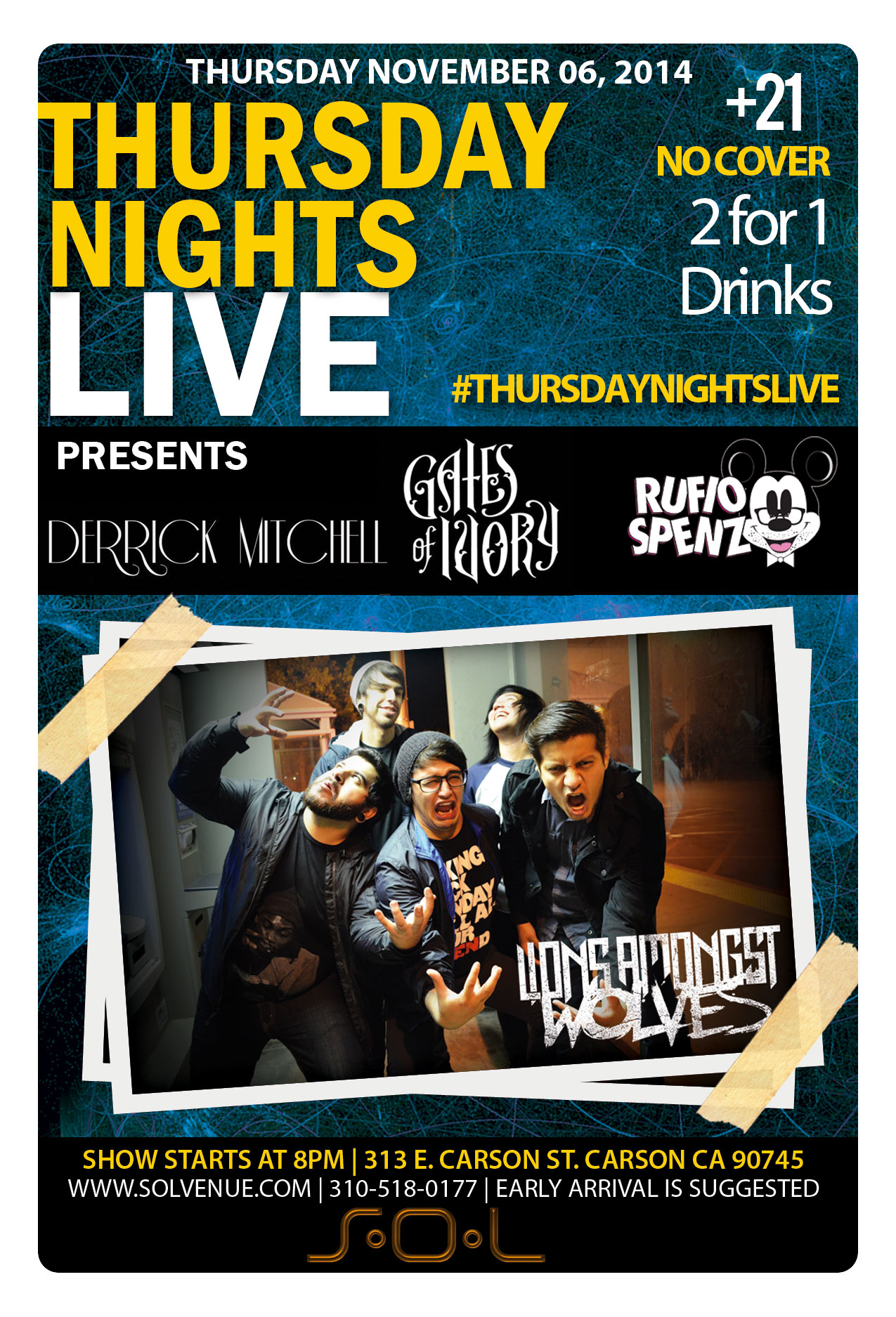 Buy Tickets to Thursday Nights Live in Carson