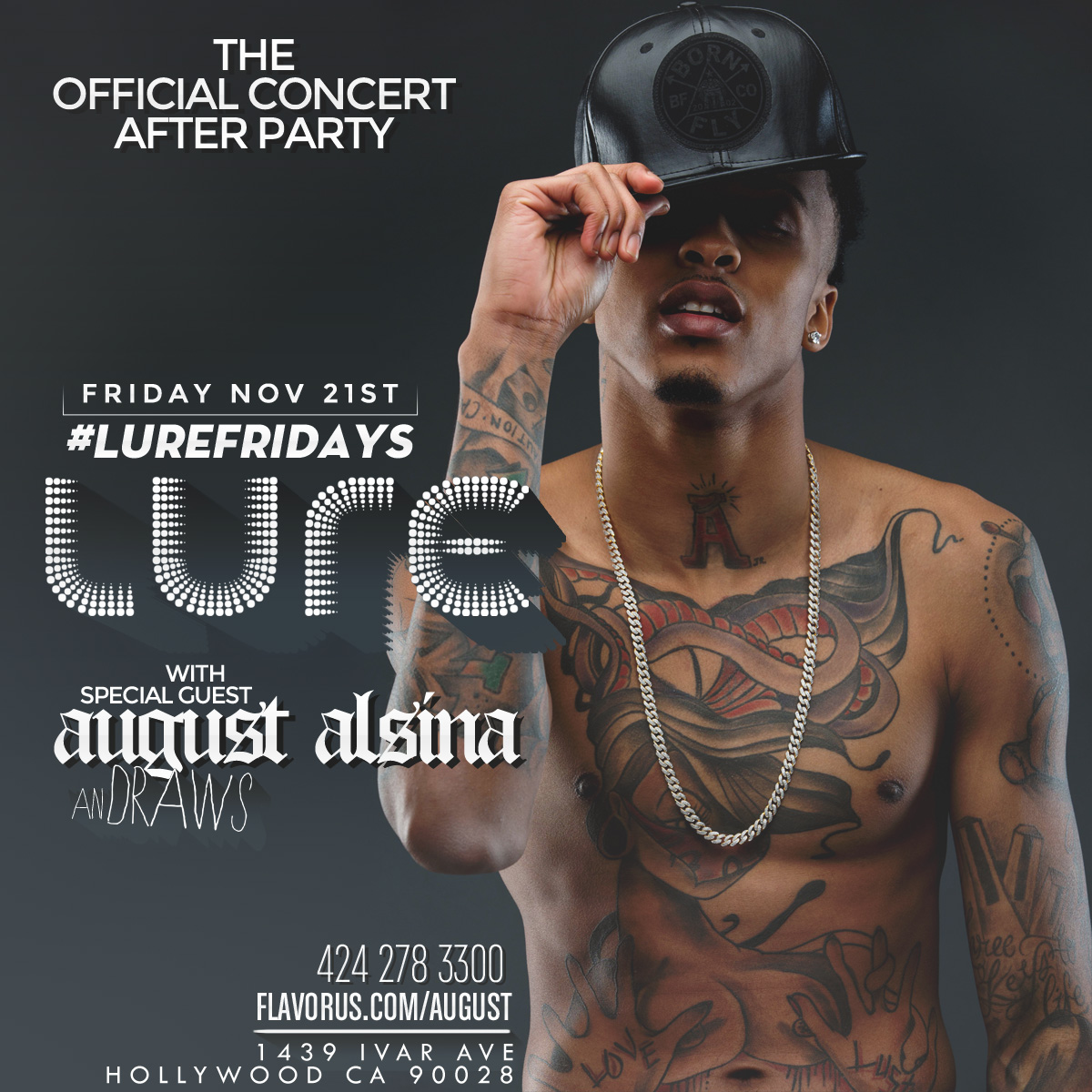 AUGUST ALSINA LIVE Tickets 11/21/14