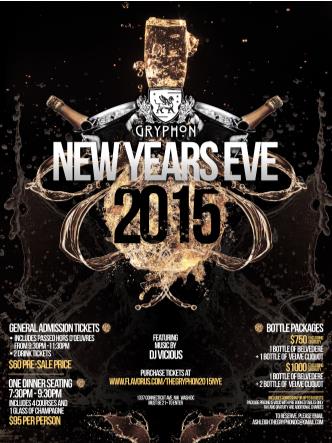 NYE at The Gryphon: 