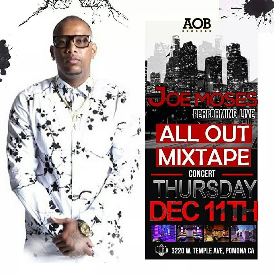 Joe Moses All Out MixTape Conc Tickets 12/11/14