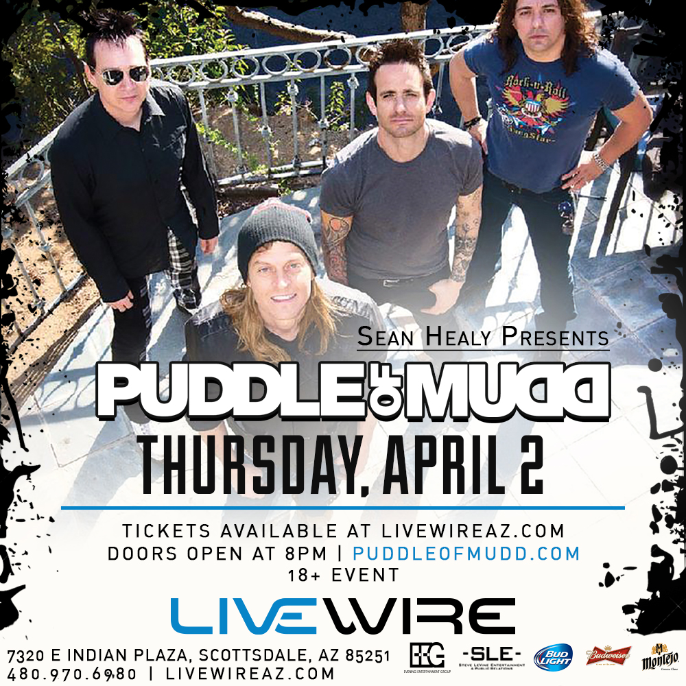 Sean Healy Presents Puddle of Mudd Tickets 04/02/15