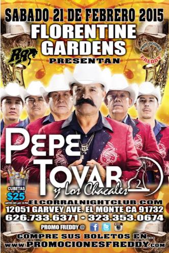 Pepe Tovar Y Los Chacales: 