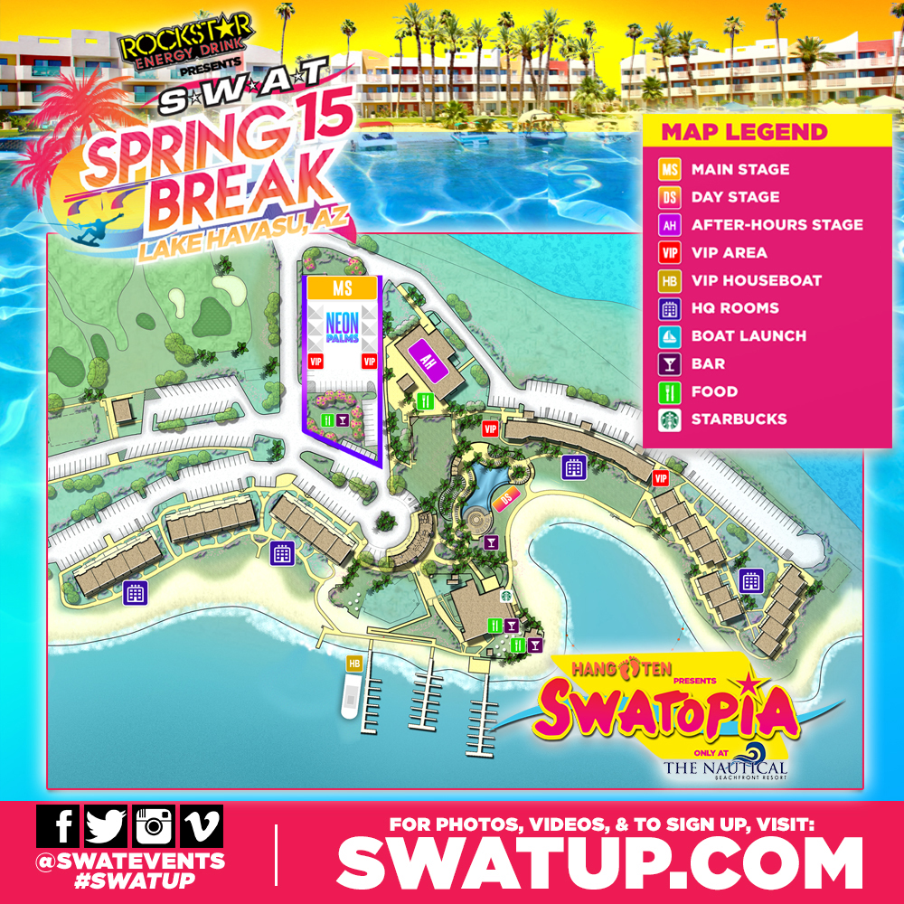 Slander at SWAT Spring Break 2015 Lake Havasu Tickets 03/31/15