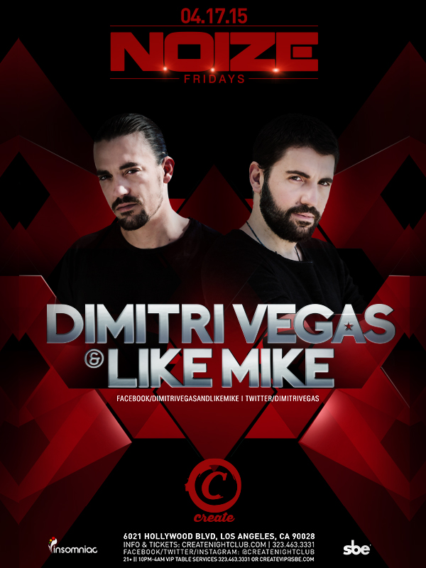 Dimitry Vegas And Like Mike Tickets 041715