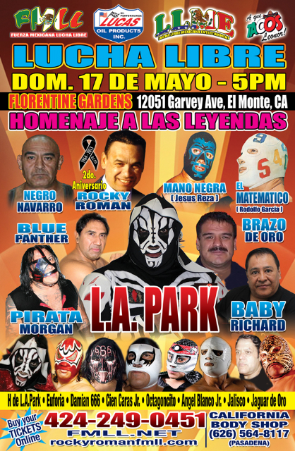 lucha Libre LLME Tickets 05/17/15