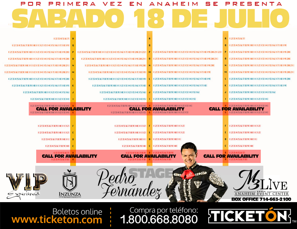 Compra boletos para PEDRO FERNANDEZ