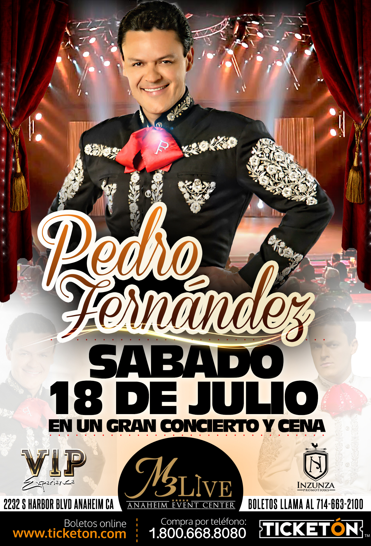 Compra boletos para PEDRO FERNANDEZ