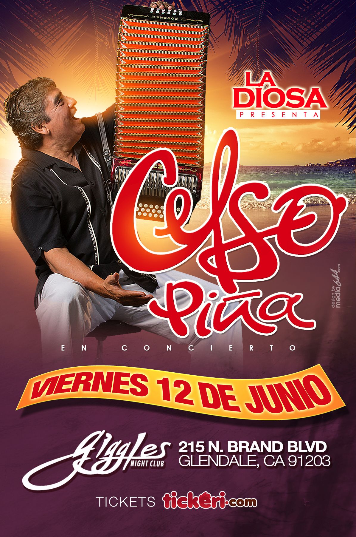 CELSO PIÑA EN LOS ANGELES Tickets 06/12/15