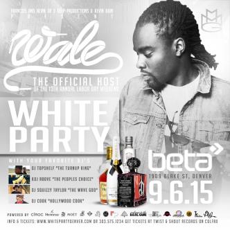 3DEEP BETA WHITE PARTY 2015 Hosted by Hip Hop Star WALE: 