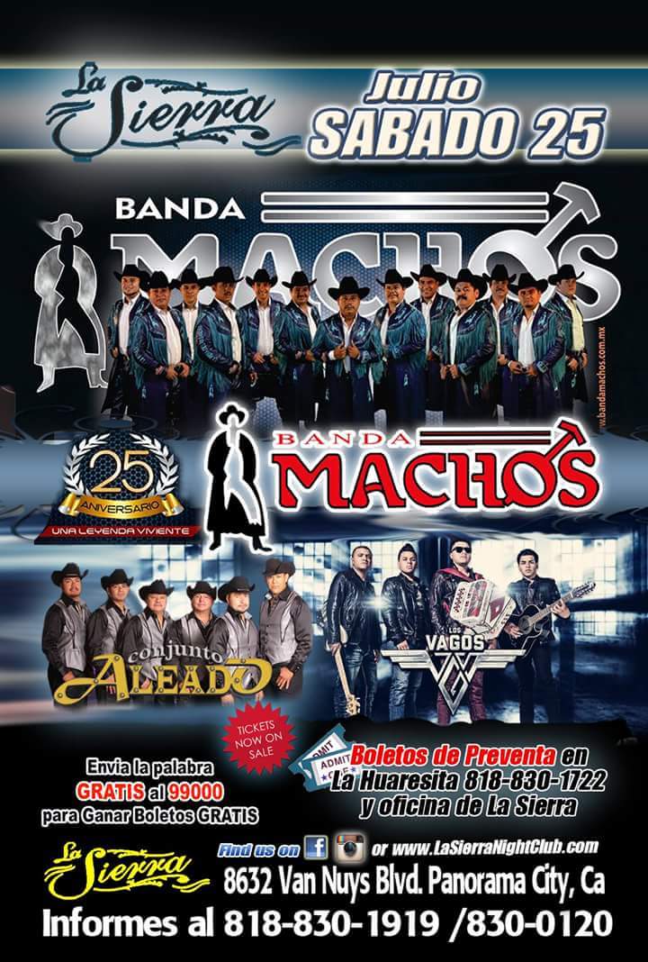 BANDA MACHOS EN LA SIERRA NIGHTCLUB