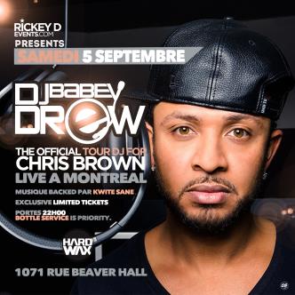 REMY MARTIN PRESENT BABEY DREW: CHRIS BROWN OFFICIAL TOUR DJ