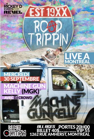 MACHINE GUN KELLY AKA MGK MONTREAL ALL AGES