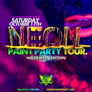The Neon Paint Party Tour: Halloween Paint Bath 18+: 