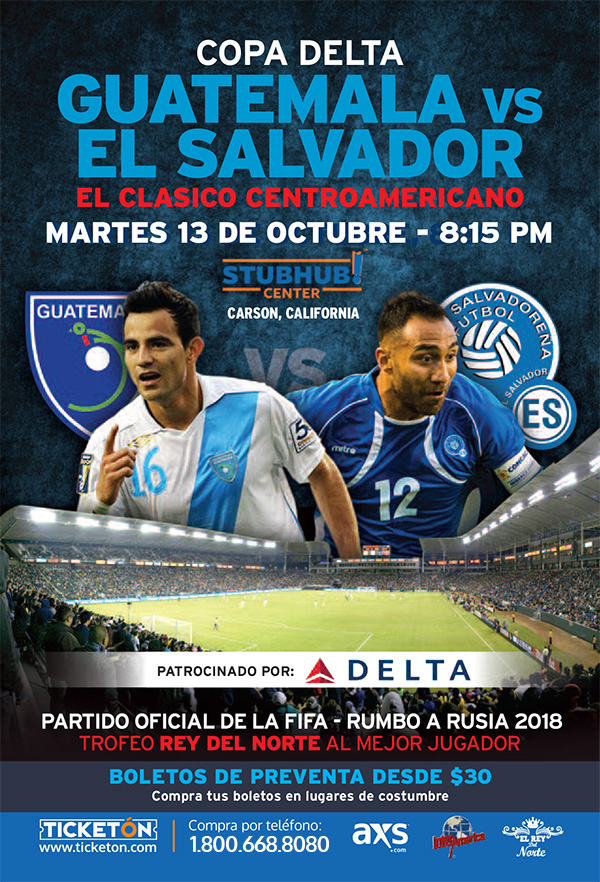 Boletos Tickets para El Salvador vs Guatemala en Carson