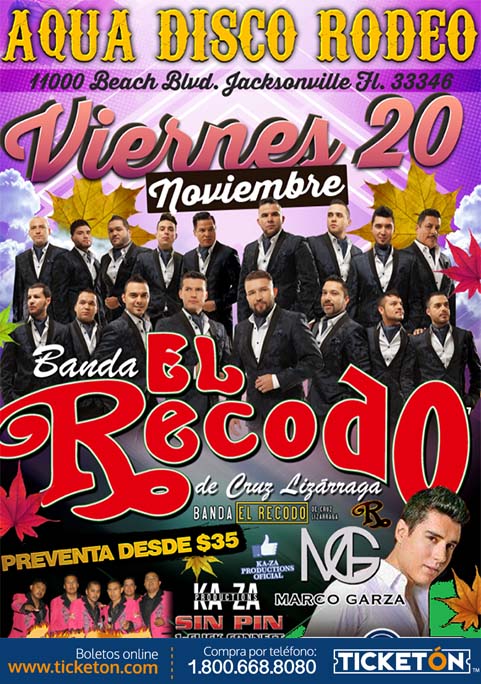 Compra Boletos para El Rocodo en Jacksonville,FL