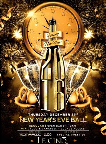 New Year's Eve Ball at Le CinQ