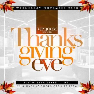 VIPROOM NYC Thanksgiving Eve 2015: Main Image