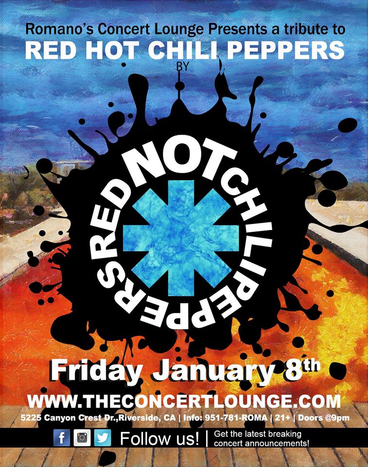 Red Not Chili Peppers Tickets 01/08/16