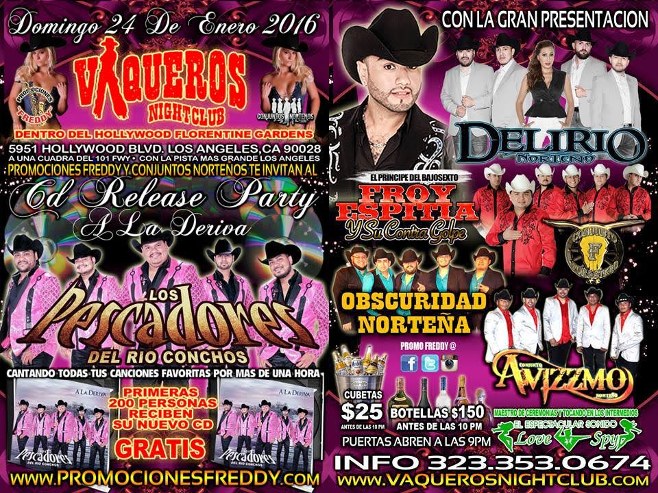 Los Pescadores Del Rio Conchos Tickets 01/24/16