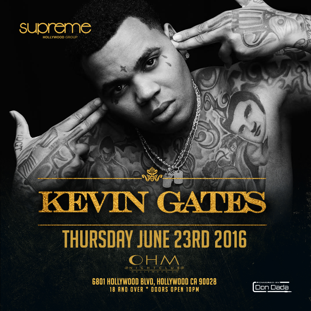 KEVIN GATES AT OHM Tickets 06/23/16