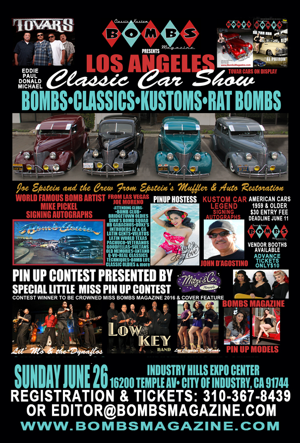 Los Angeles Classic Car Show Tickets 06/26/16