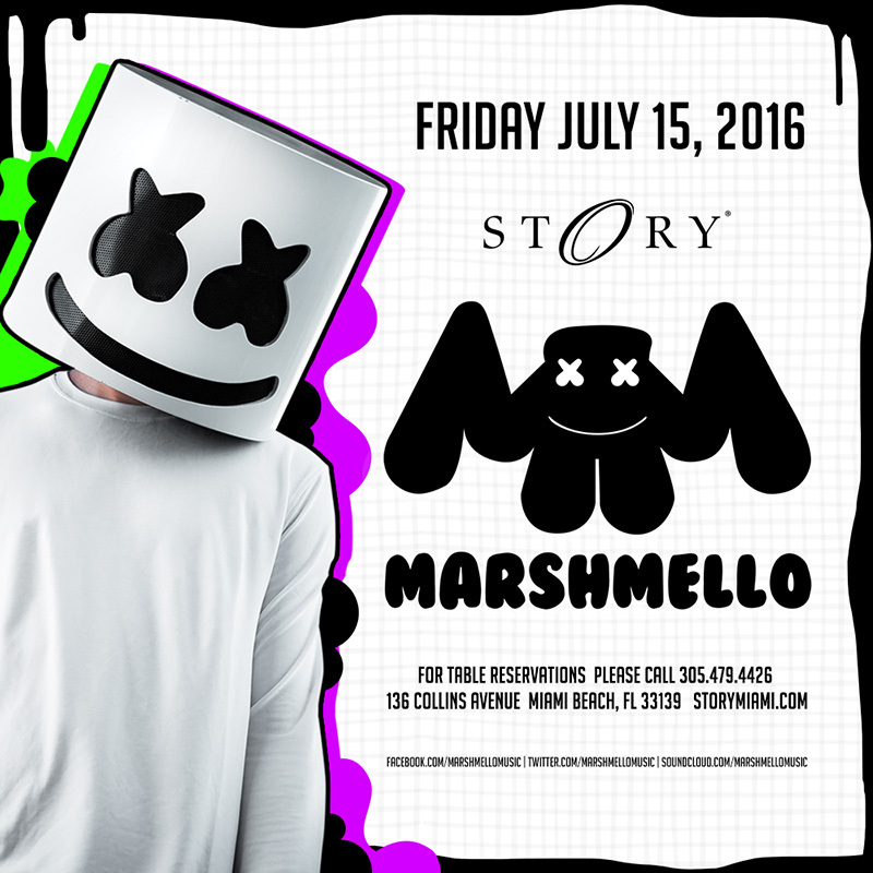 Marshmello STORY Tickets 07/15/16