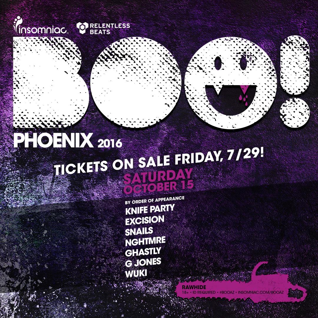 Boo Arizona 2016 Tickets 10 15 16