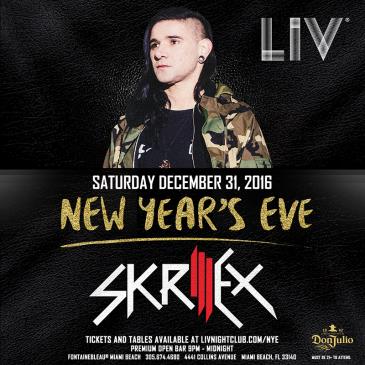 Skrillex New Year's Eve LIV: 