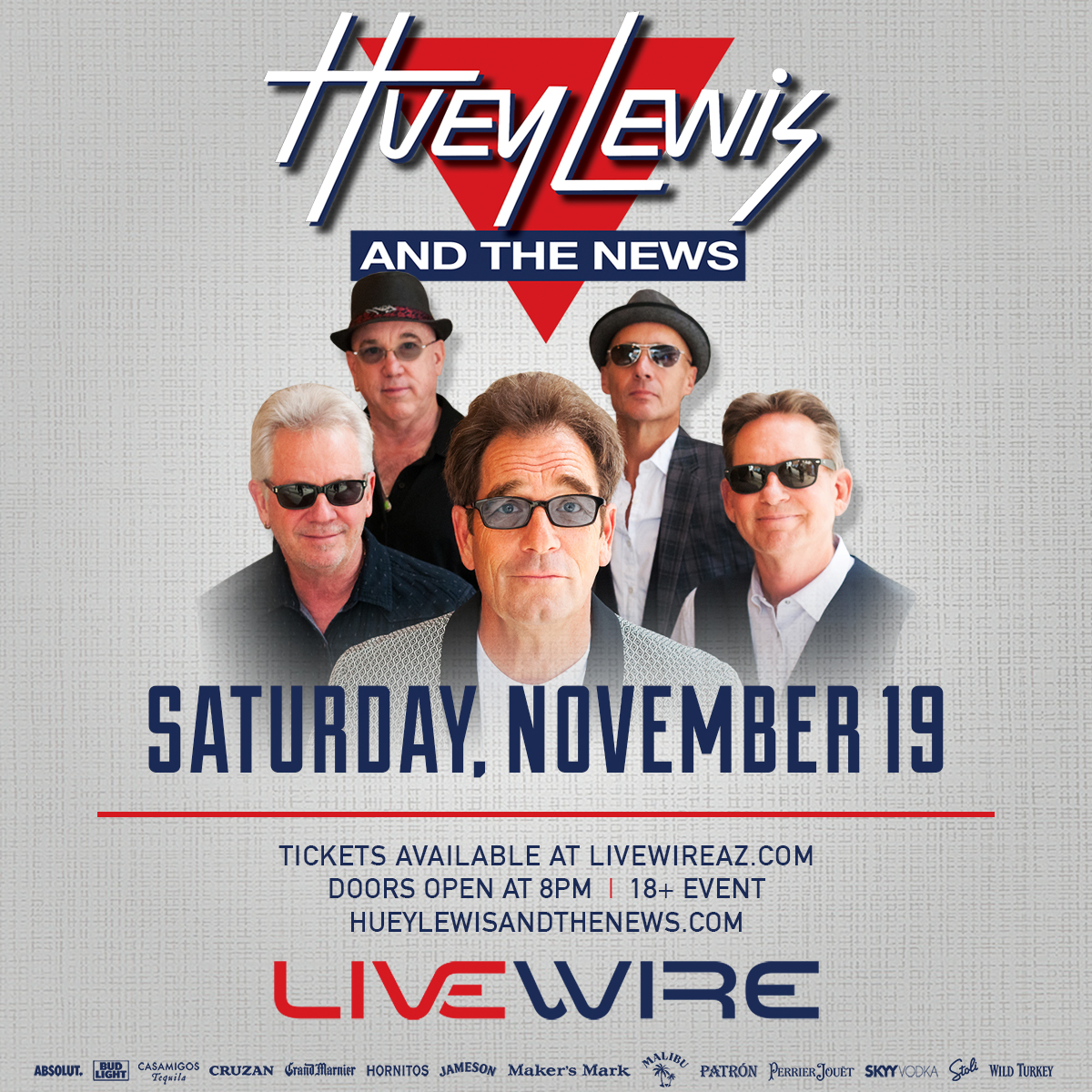 Huey Lewis & The News Tickets 11/19/16
