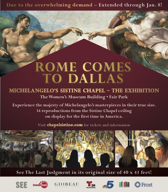 Michelangelo's Sistine Chapel The Exhibition Tickets 12/15/16
