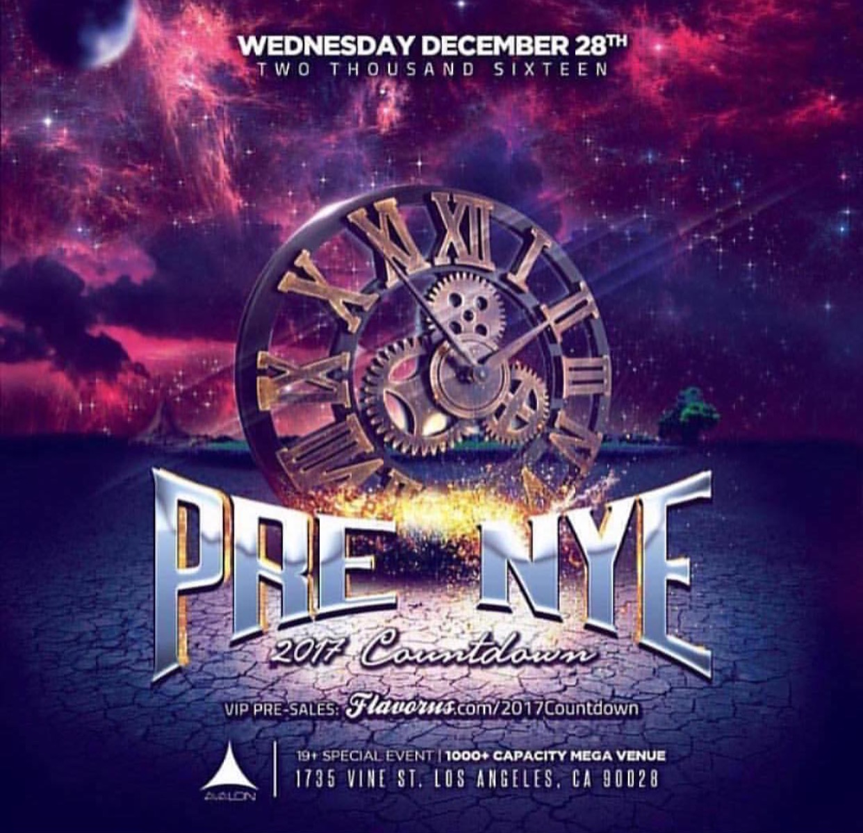 Pre New Years Avalon Tickets 12/28/16