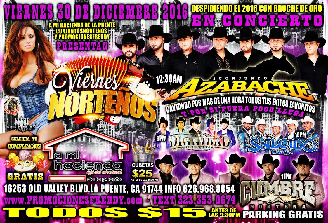 CONJUNTO AZABACHE Tickets 12/30/16