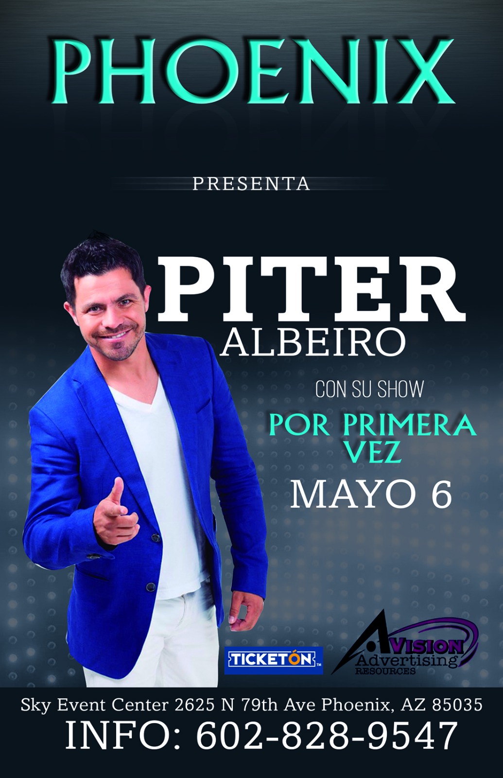 BOLETOS PARA PITER ALBEIRO EN PHOENIX AZ