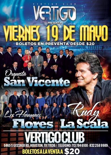 Orgesta San Vicente/Rudy LaScala Tickets 05/19/17